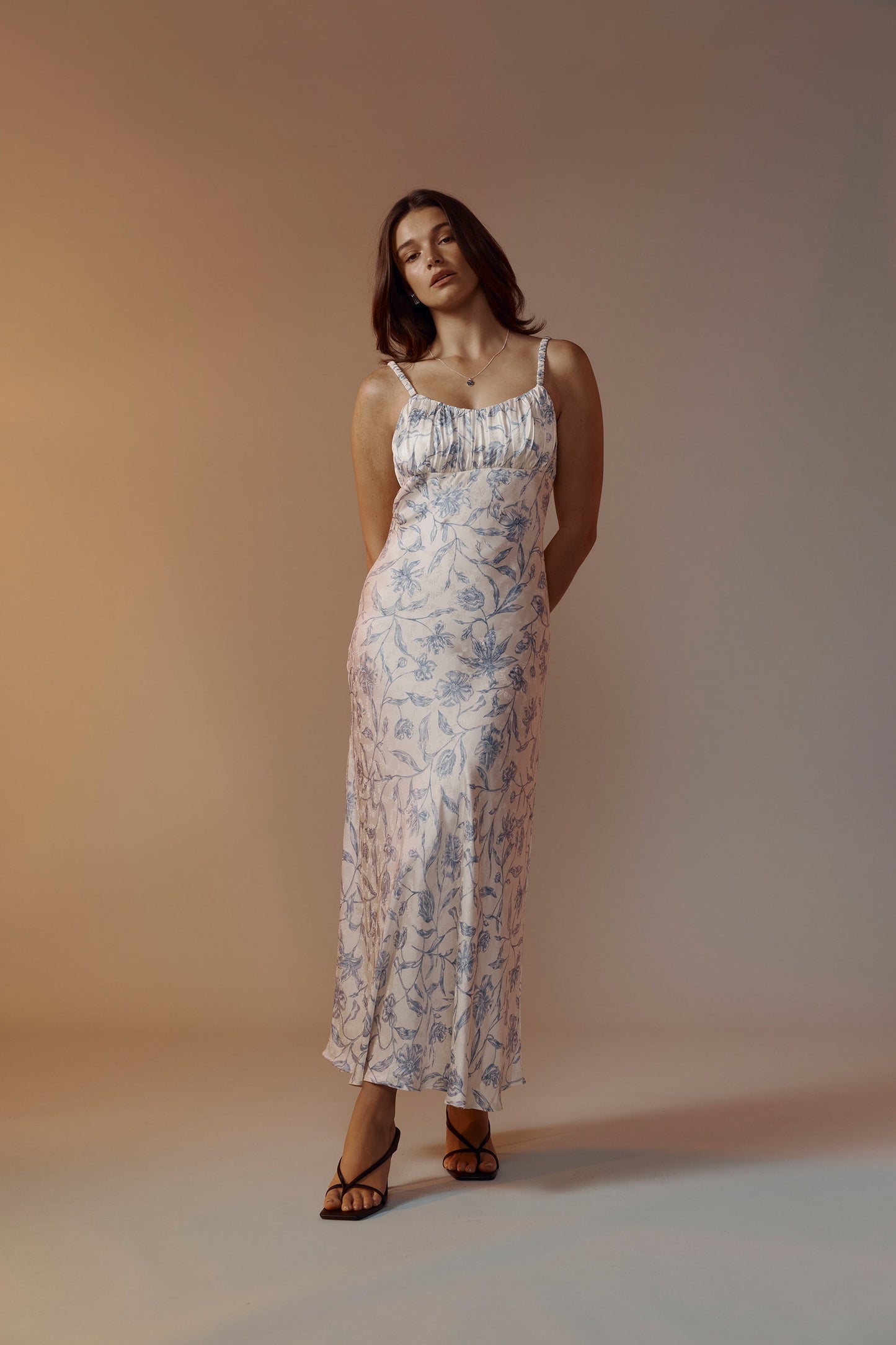 Ophelia Tie Back Slip Dress