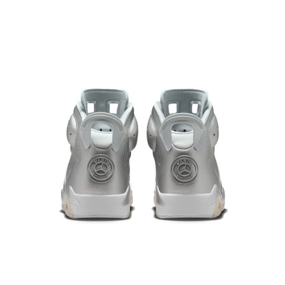 Air Jordan 6 Retro x PSG - Metallic Silver
