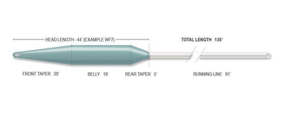 Airflo Superflo 40 Plus Expert fly line - detail view