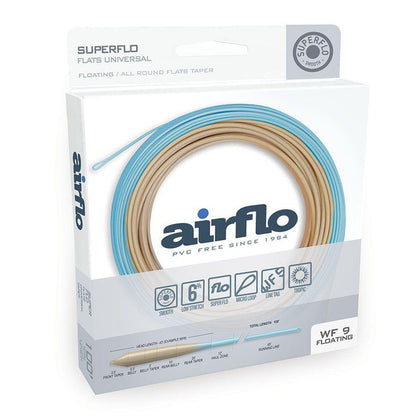 Airflo Superflo Flats Universal Taper - Sand/Blue Sky saltwater fly line