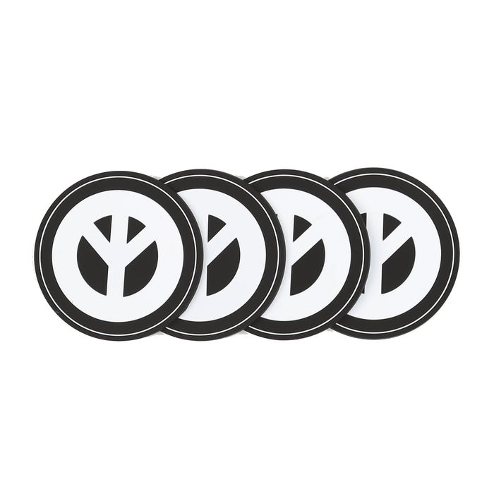 BB Logo Coasters Pack - Jet Black