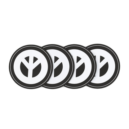 BB Logo Coasters Pack - Jet Black