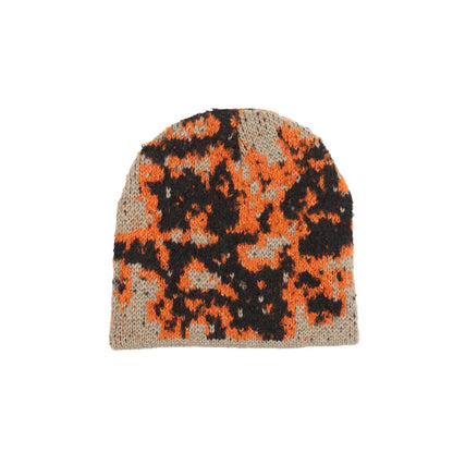 Beanie - Orange/Black