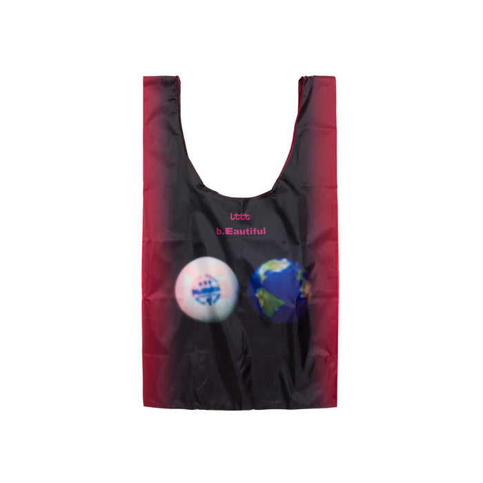 b.Eautiful Globe Reusable Bag - Black/Green