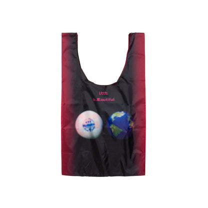 b.Eautiful Globe Reusable Bag - Black/Green
