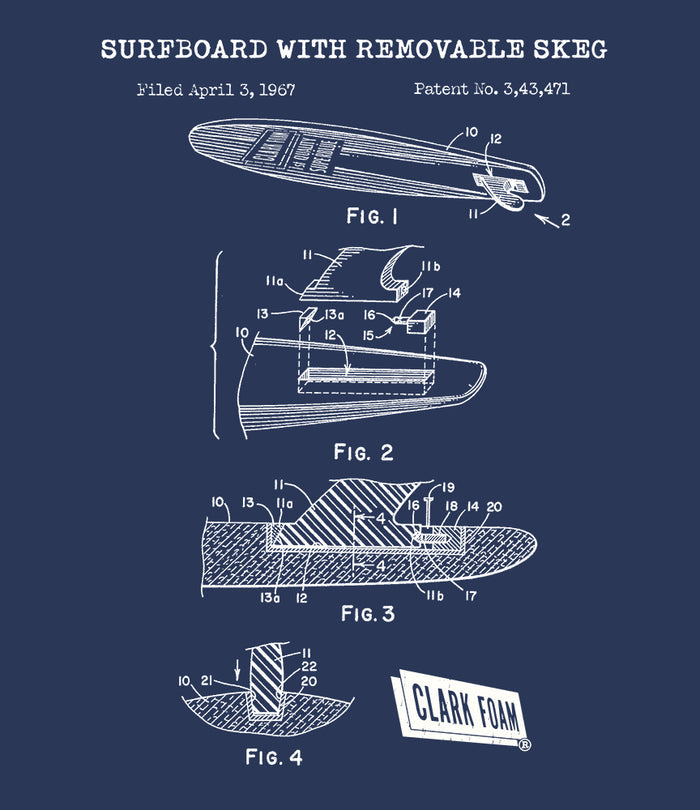 Clark Foam Patent T-Shirt