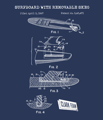Clark Foam Patent T-Shirt