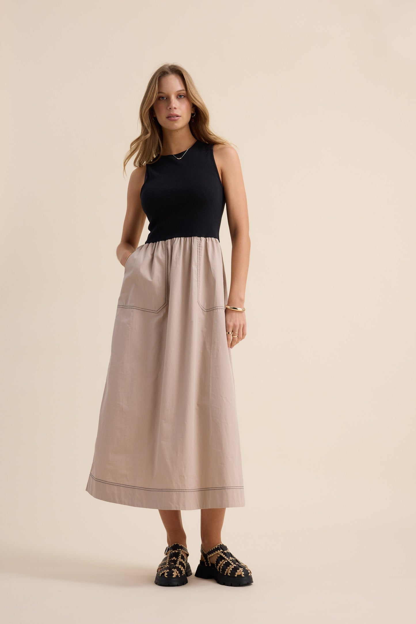 The Stitch Detail Dress
