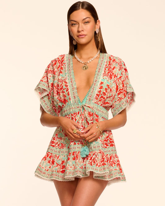 Margo Eyelet Coverup Mini Dress