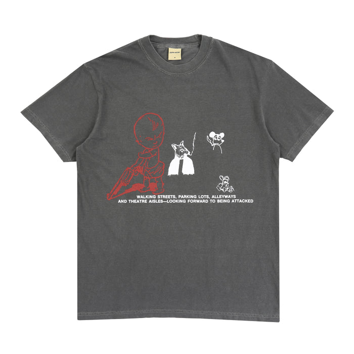 Depression Test Print SS T-Shirt  - Pepper