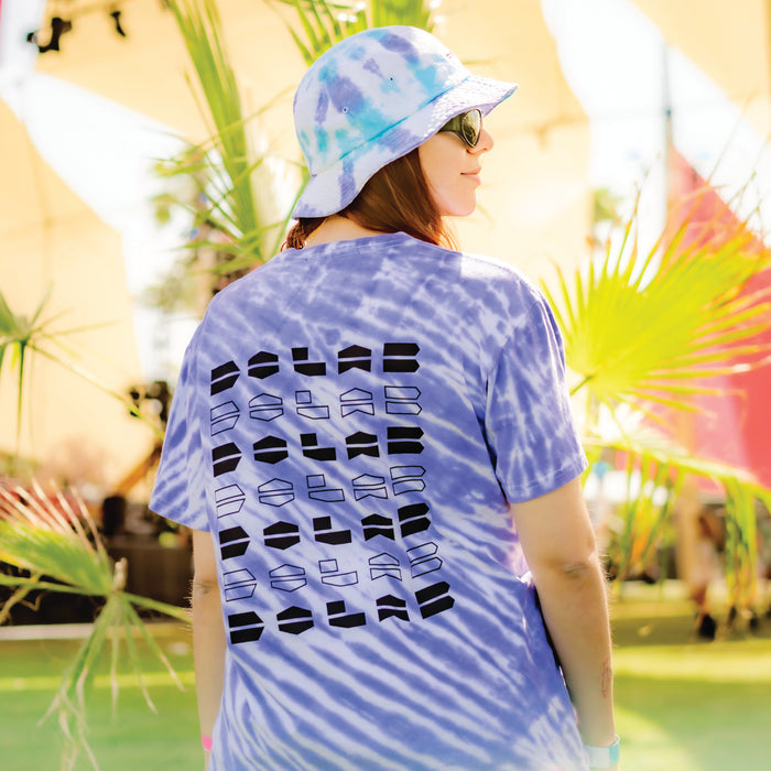 Do LaB purple tie dye tee
