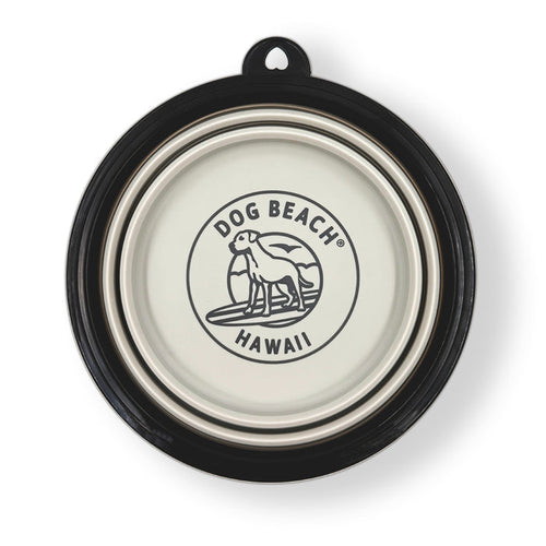 Dog Beach Collapsible Bowl