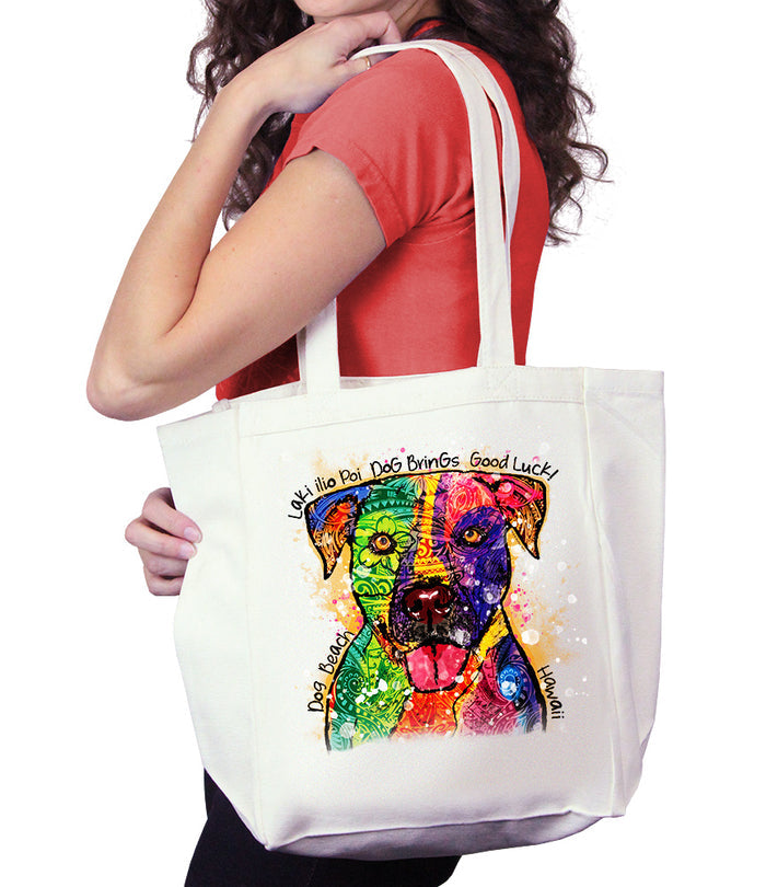 Dog Beach Laki Ilio Tote Bag
