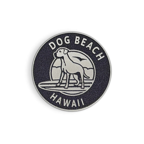 Dog Beach Logo Pin