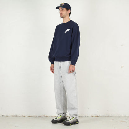 Double Knee Pant - Black chalk wash