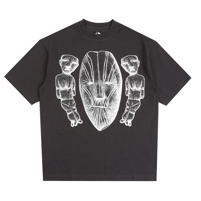 Face Figures Hands T-Shirt - Black