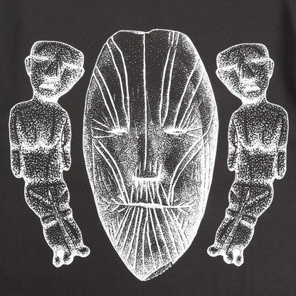 Face Figures Hands T-Shirt - Black