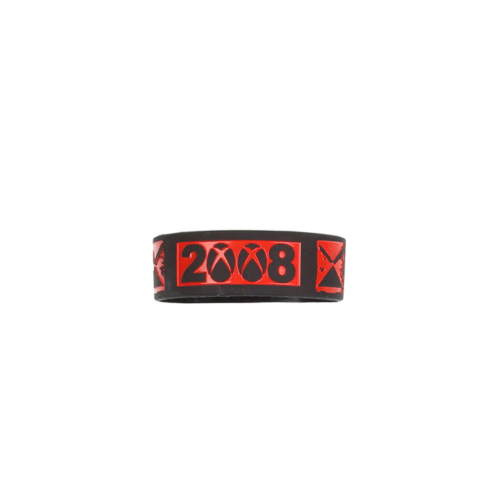 Faux Stud Bracelet - Black/Red