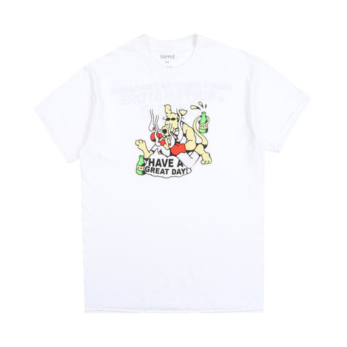 Have A Great Day SS T-Shirt - White