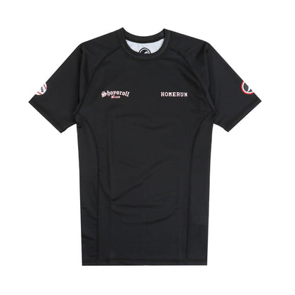 Homerun Shoyoroll SS Rash Guard - Black