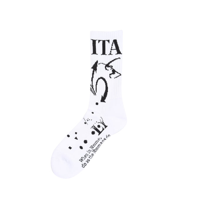 Italy Sox - White