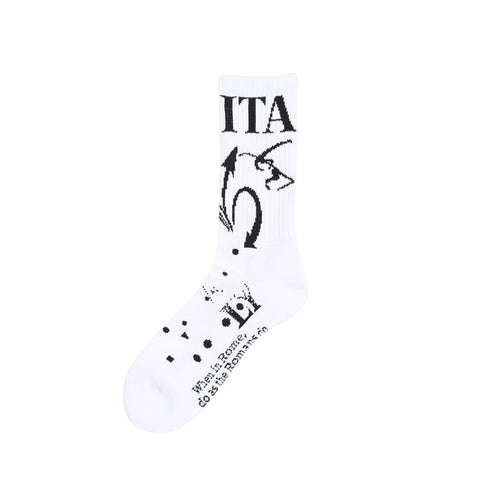 Italy Sox - White
