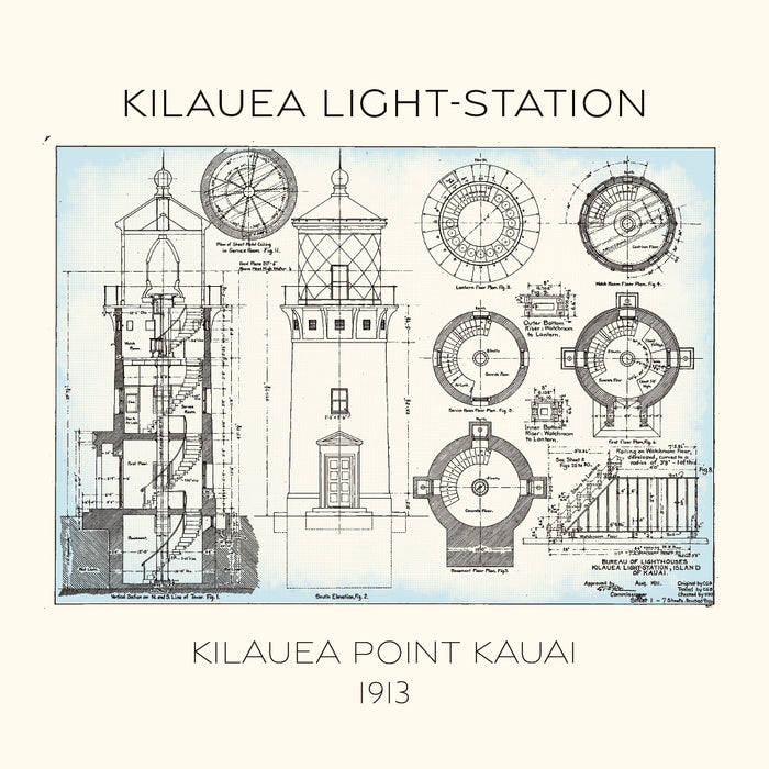 Kilauea Blueprint T-Shirt