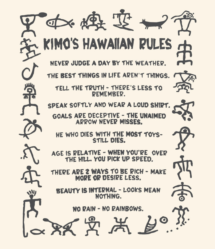 Kimo's Hawaiian  Rules T-Shirt