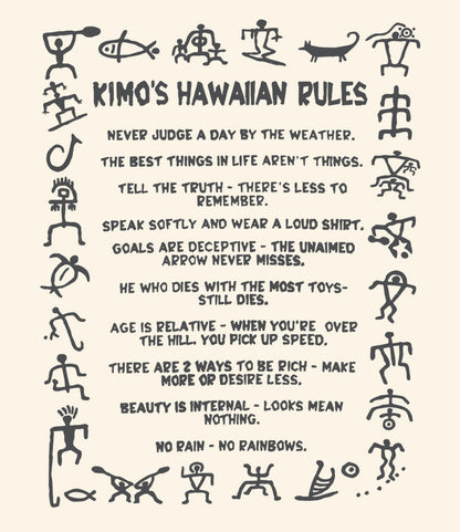 Kimo's Hawaiian  Rules T-Shirt