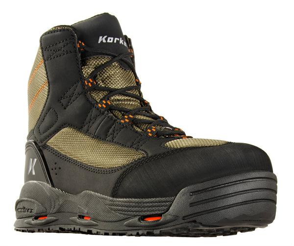 Korkers Greenback Wading Boot - Felt and Kling-On Soles