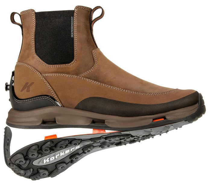 Korkers Mens Alpine Chelsea Boots With Trailtrac Soles