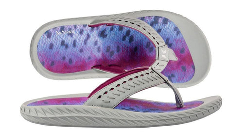 Korkers Womens Fish Flip - Rainbow Trout
