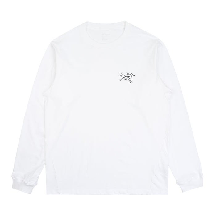 Kragg Cotton LS - White Light/Black