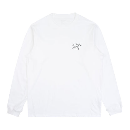 Kragg Cotton LS - White Light/Black