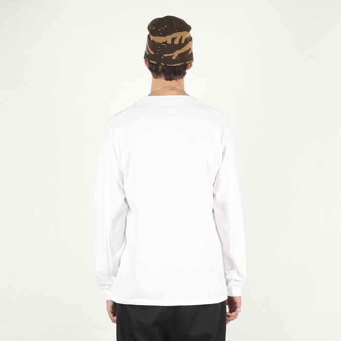Kragg Cotton LS - White Light/Black