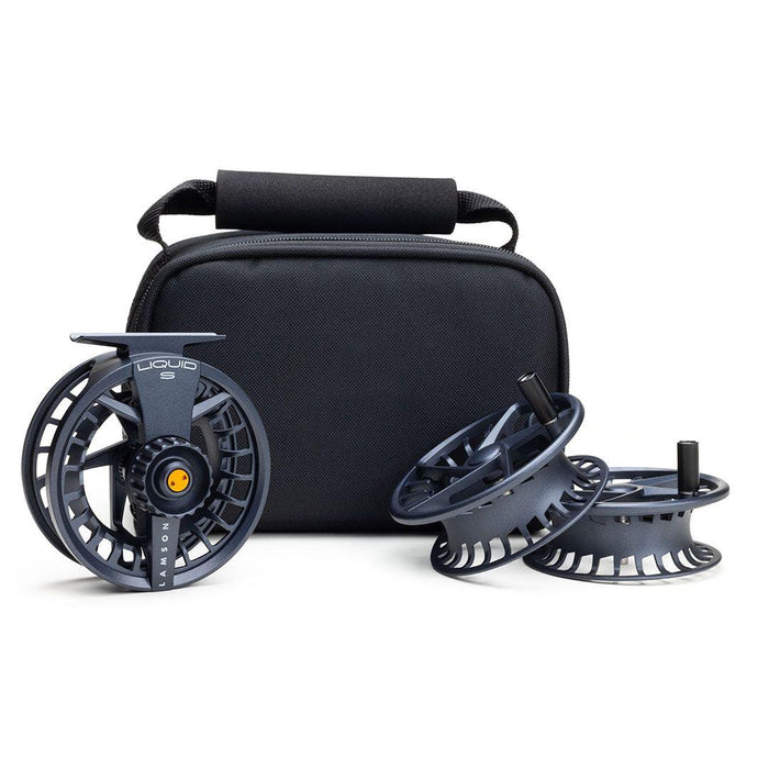 Lamson Liquid S fly reel - detail view