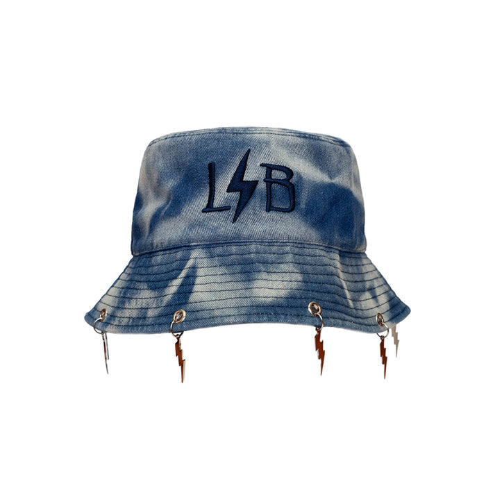 LIB 2025 Lightning Charms Denim Bucket Hat