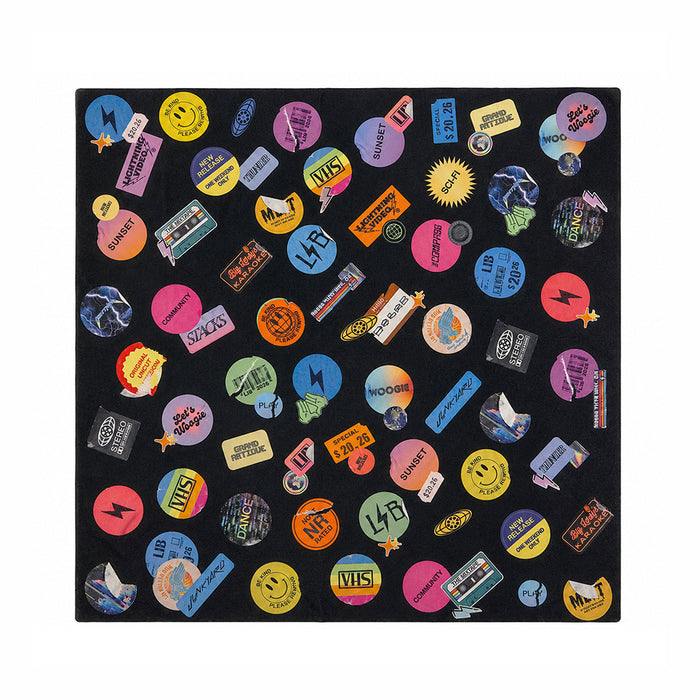 LIB 2026 Black Sticker Scarf