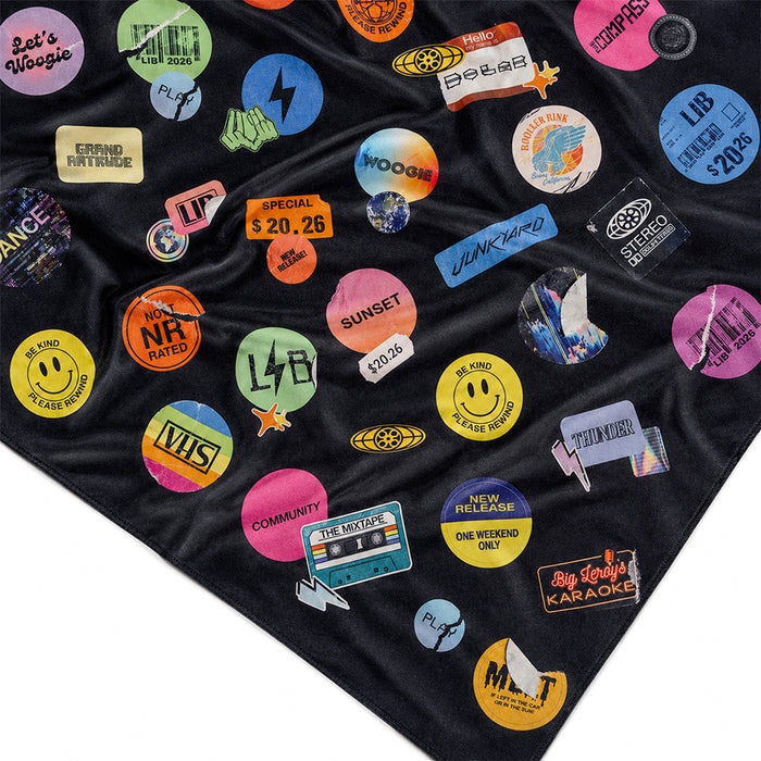 LIB 2026 Black Sticker Scarf
