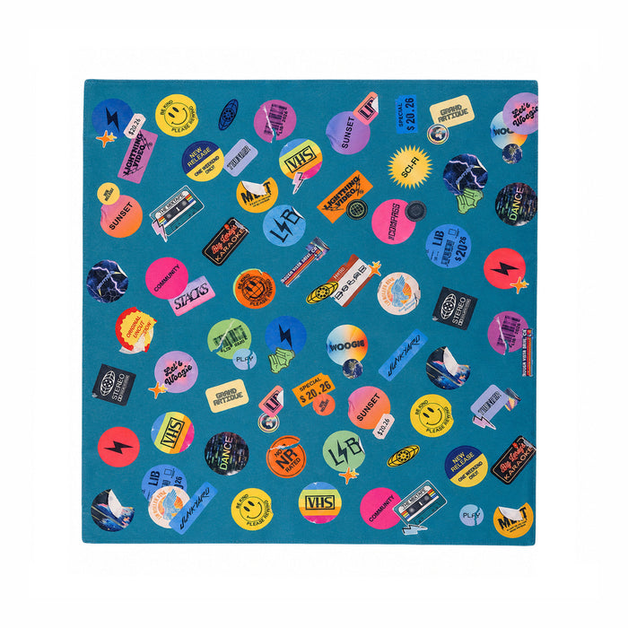 LIB 2026 Teal Sticker Scarf