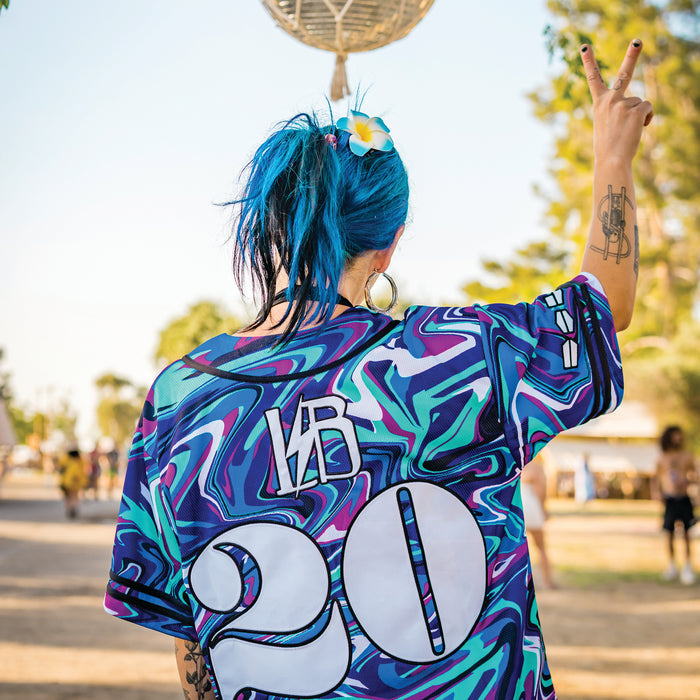 LIB x Elev808 Designs Marble Baseball Jersey