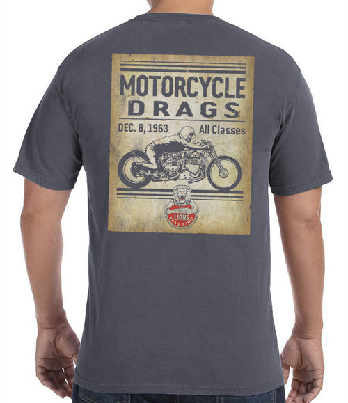 Lions Drag Bike Retro T-Shirt
