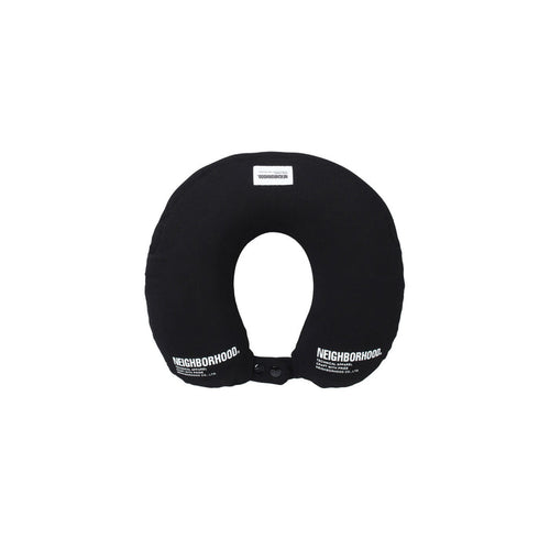Logo Neck Pillow - Black