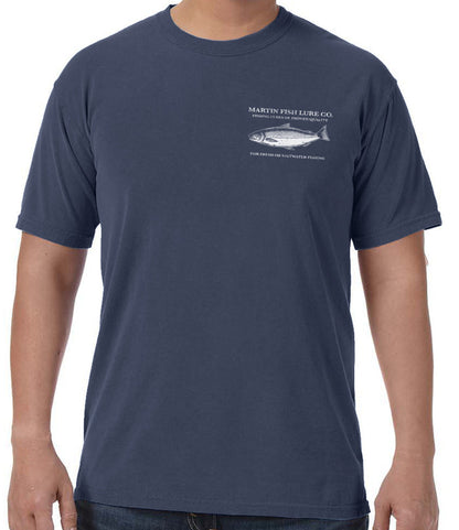 Martin Salmon Lures Vintage Label T-Shirt