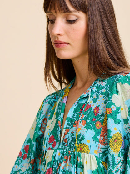 Daisy Dress in Swedish Garden