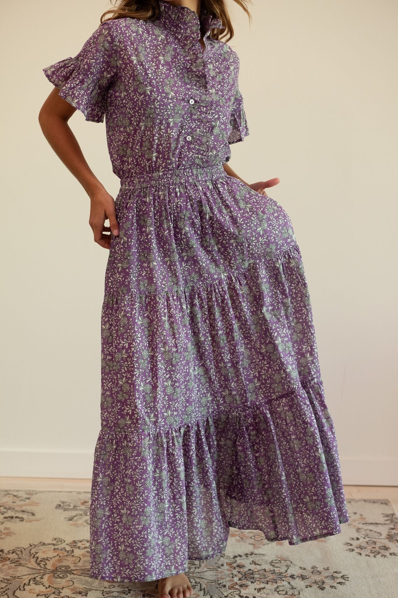 Paola Skirt in Provence Floral