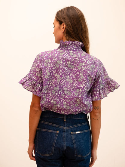 Vanessa Top in Provence Floral