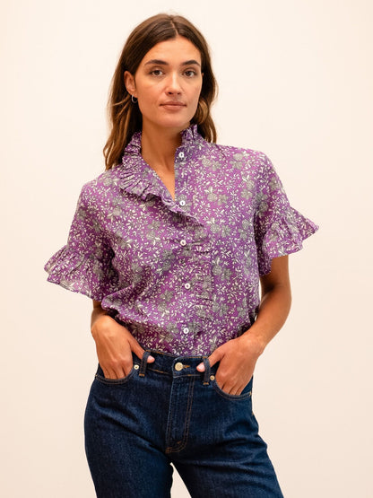Vanessa Top in Provence Floral