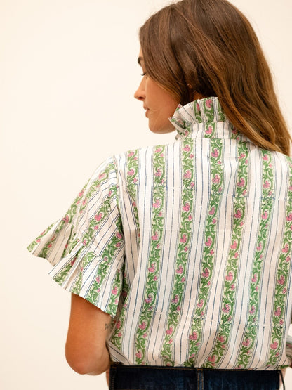 Vanessa Top in Sweet Pea Stripe