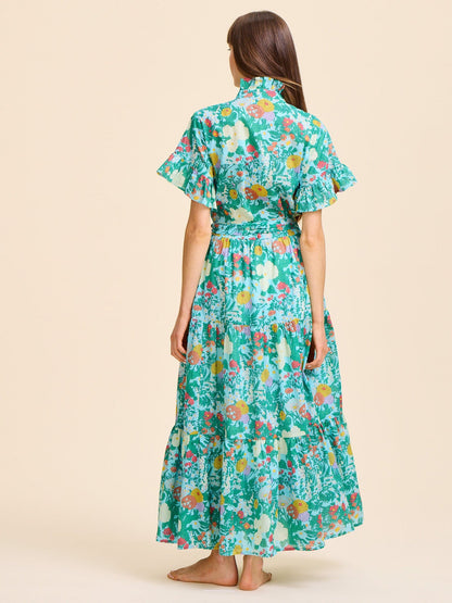 Victoria Dress in Swedish Garden